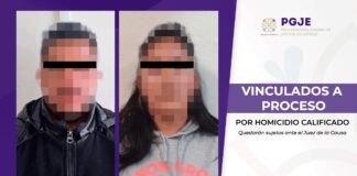 Vincula PGJE a Proceso a Dos Personas por Homicidio Calificado
