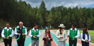 Inauguran Gobierno del Estado, IMSS y Conade la Pista de Atletismo del Centro Vacacional "La Malintzi"