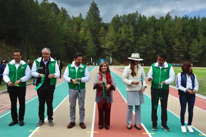 Inauguran Gobierno del Estado, IMSS y Conade la Pista de Atletismo del Centro Vacacional 