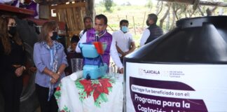 Arranca Programa de Captación de Agua Pluvial para Familias Vulnerables en Tlaxco