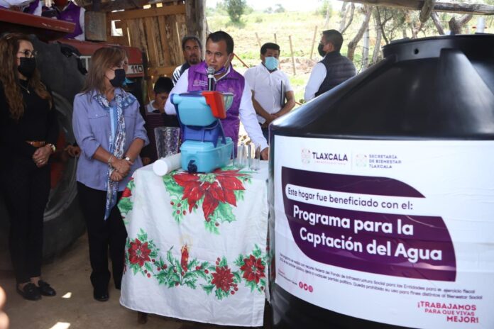 Arranca Programa de Captación de Agua Pluvial para Familias Vulnerables en Tlaxco