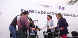 Encabeza Gobernadora Entrega de Lentes y Aparatos Funcionales del Sistema Estatal DIF