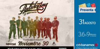 Antidoping Celebra 30 Años de Trayectoria en el Metropólitan - AlternativaTlx