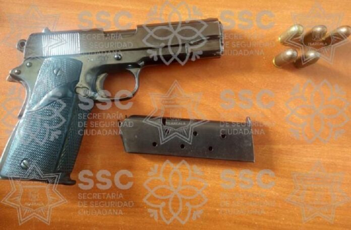 Asegura SSC Arma de Fuego en Xaltocan - AlternativaTlx
