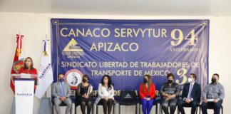 Asistió Gobernadora Lorena Cuéllar al 94 Aniversario de CANACO Apizaco - AlternativaTlx