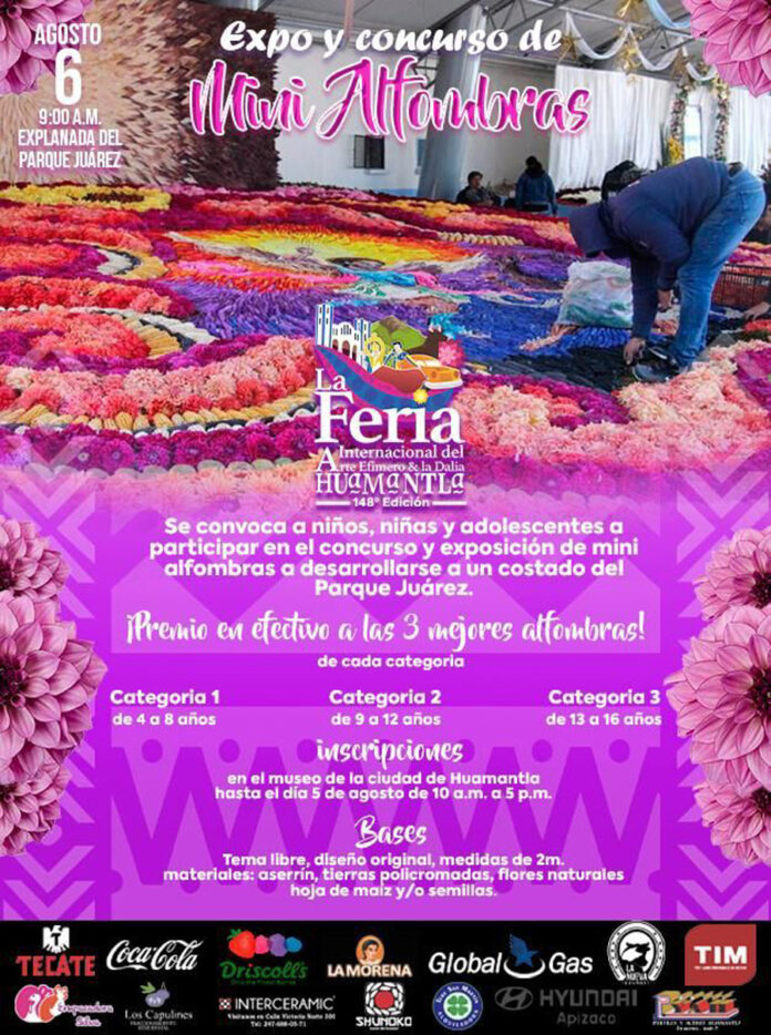 Convoca Gobierno Municipal de Huamantla a Participar en el Mini Concurso de Alfombras - AlternativaTlx