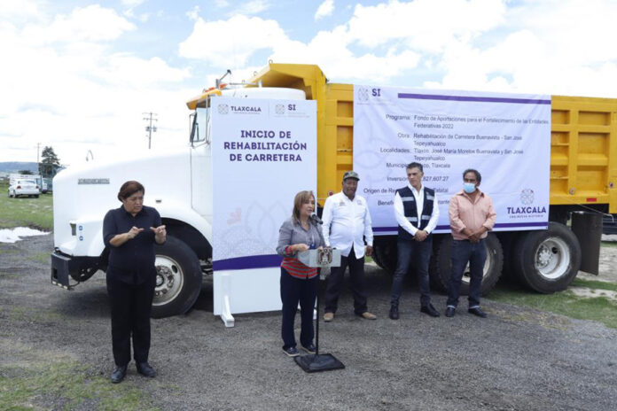 “Destinamos a Tlaxco más de 102.7 MDP para Infraestructura Carretera” Gobernadora Lorena Cuéllar - AlternativaTlx “Destinamos a Tlaxco más de 102.7 MDP para Infraestructura Carretera”: Gobernadora Lorena Cuéllar - AlternativaTlx