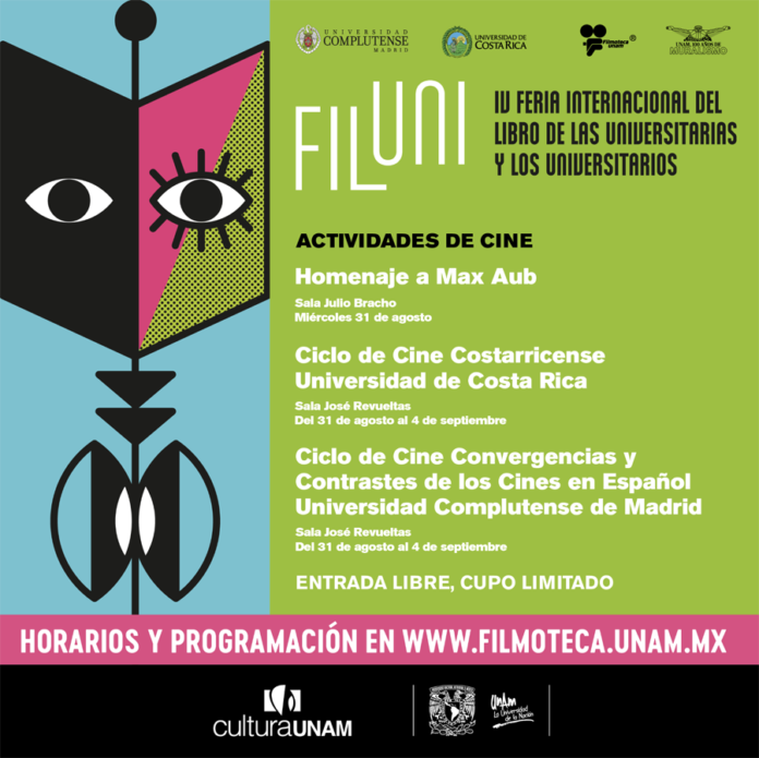 Filmoteca UNAM Presente en la IV Feria Internacional del Libro de las Universitarias y los Universitarios - AlternativaTlx