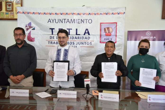 Firman Convenio la Secretaría de Cultura y el Municipio de Tetla de la Solidaridad - AlternativaTlx