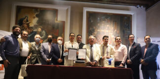Firmaron SECTUR e IZZI Convenio para Proveer Internet Gratuito a Lugares Turísticos de Tlaxcala - AlternativaTlx