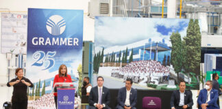 Inauguró Gobernadora Lorena Cuéllar Línea de Producción para Mercedes Benz en la Empresa GRAMMER - AlternativaTlx