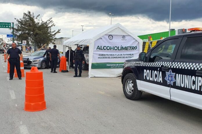 Instala Seguridad Pública de Huamantla Alcoholímetros en Varios Puntos de la Ciudad - AlternativaTlx