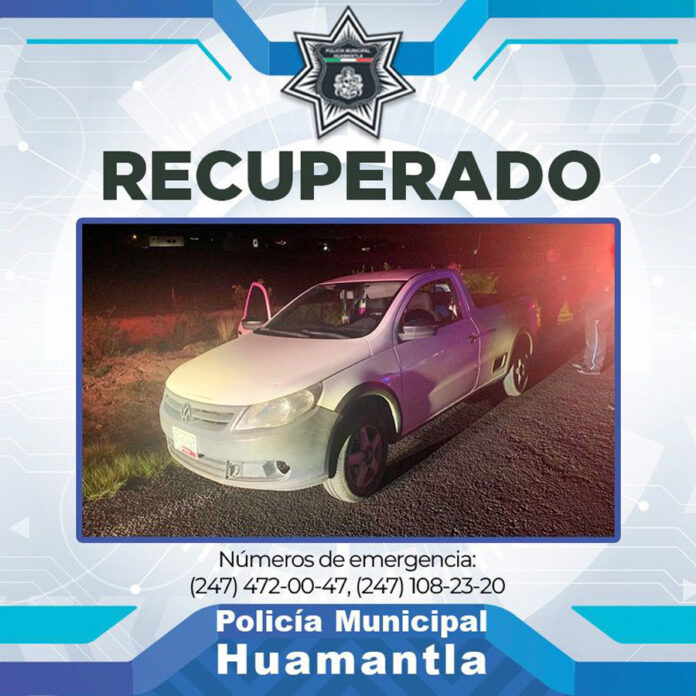 Recupera Policía de Huamantla Camioneta con Reporte de Robo - AlternativaTlx