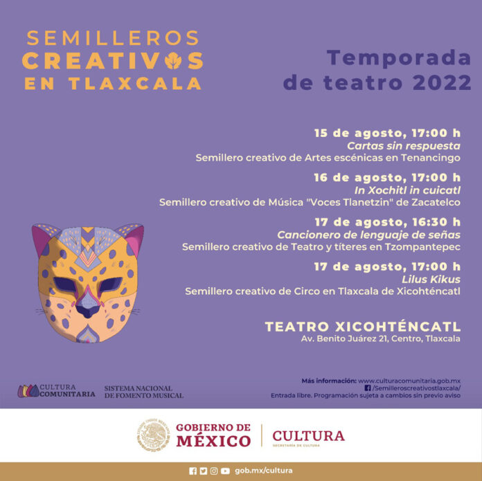 Semilleros Creativos de Tlaxcala Muestran sus Conocimientos Escénicos en el Teatro Xicohténcatl - AlternativaTlx