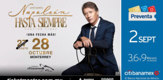 ¡Napoleón Agota Boletos y Confirma otro Concierto en Monterrey! - AlternativaTlx
