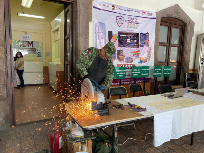 Anuncia CESESP el Inicio de la Segunda Etapa de la Campaña de Canje de Armas 2022 - AlternativaTlx