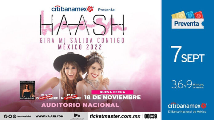 CITIBANAMEX PRESENTA: HA*ASH El Coloso de Reforma Brillará una Noche Más con Mi Salida Contigo - AlternativaTlx