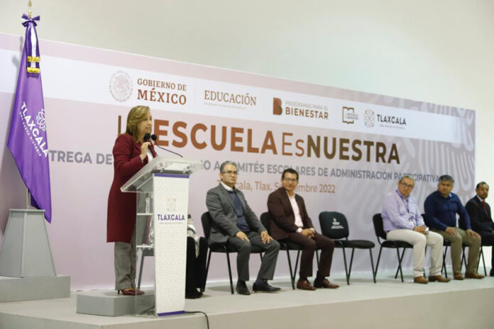 Entregó Gobernadora Lorena Cuéllar Apoyos Económicos por 75 MDP del Programa “La Escuela es Nuestra” - AlternativaTlx Entregó Gobernadora Lorena Cuéllar Apoyos Económicos por 75 MDP del Programa “La Escuela es Nuestra” - AlternativaTlx