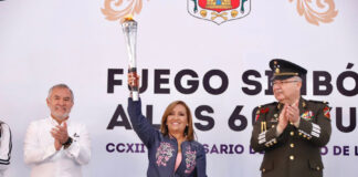 Entregó Gobernadora Lorena Cuéllar Fuego Simbólico de Independencia a los 60 Ayuntamientos del Estado - AlternativaTlx
