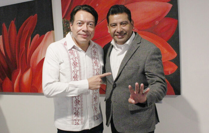 Presenta Mario Delgado a Carlos Augusto como Líder Estatal de Morena en Tlaxcala - AlternativaTlx Presenta Mario Delgado a Carlos Augusto como Líder Estatal de Morena en Tlaxcala - AlternativaTlx