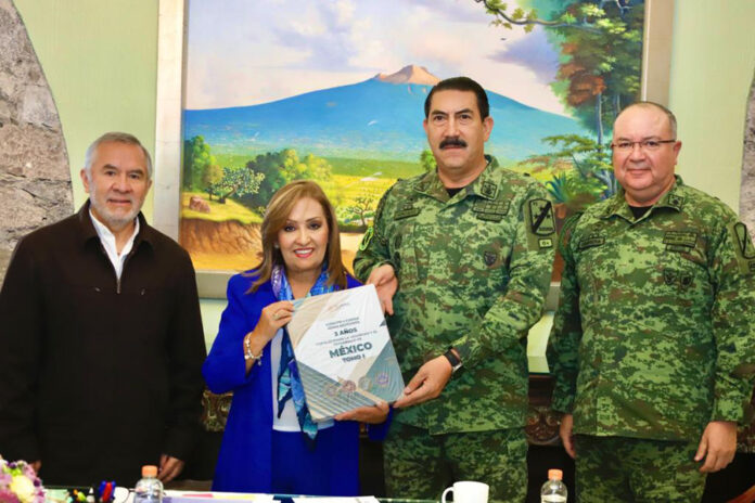 Reconoce SEDENA Trabajo de la Gobernadora Lorena Cuéllar en Materia de Seguridad - AlternativaTlx
