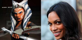 Xolo Maridueña y Rosario Dawson,
