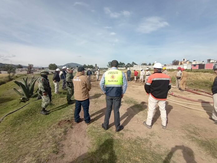 Activa CEPC Protocolos de Seguridad en Toma Clandestina de Gas en Calpulalpan - AlternativaTlx