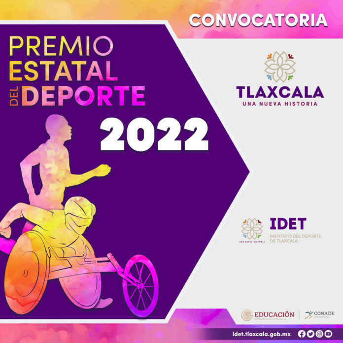 Abre Inscripción al Premio Estatal del Deporte 2022 - AlternativaTlx