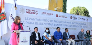 Atestiguó Gobernadora Lorena Cuéllar Proceso de Incorporación a Becas Benito Juárez de Educación Básica - AlternativaTlx