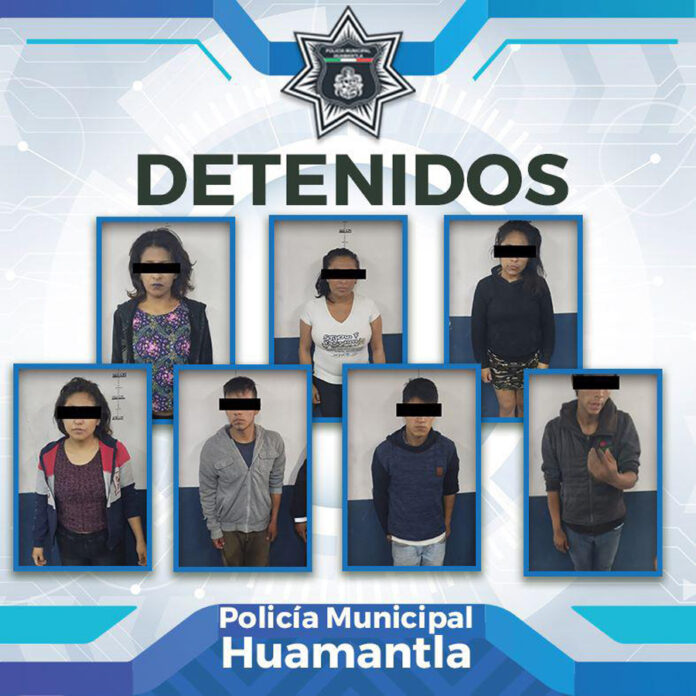 Detiene Policía de Huamantla a Siete por Alterar el Orden Público - AlternativaTlx
