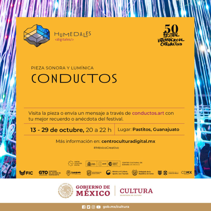 El CCD se Suma a la 50 Edición del Festival Internacional Cervantino con la Pieza Interactiva Conductos - AlternativaTlx El CCD se Suma a la 50 Edición del Festival Internacional Cervantino con la Pieza Interactiva Conductos - AlternativaTlx