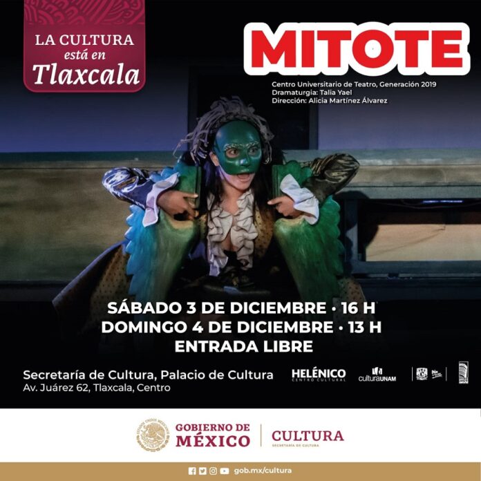 El Complejo Cultural Los Pinos y el Palacio de Cultura de Tlaxcala se Engalanan con el Espectáculo de Máscaras: Mitote - AlternativaTlx