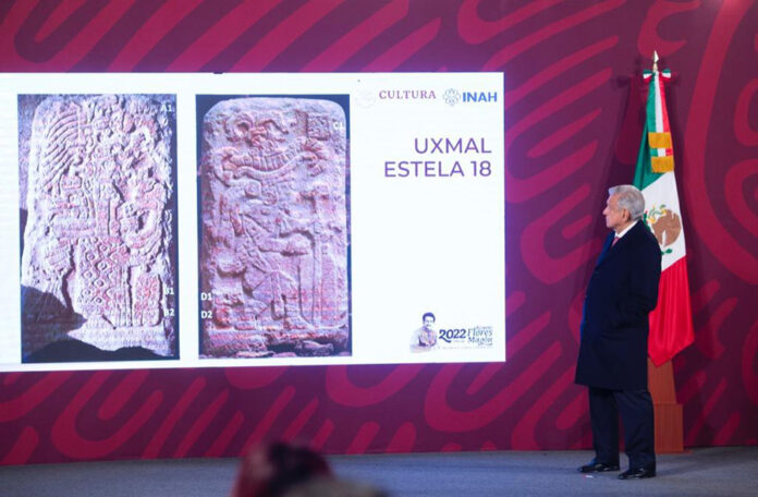 El INAH Descubre una Estela Maya Dual en la Zona Arqueológica de Uxmal, Yucatán - AlternativaTlx