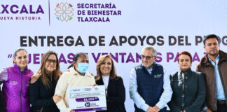 Entregó Gobernadora Lorena Cuéllar Apoyos del Programa “Puertas y Ventanas para tu Hogar” - AlternativaTlx