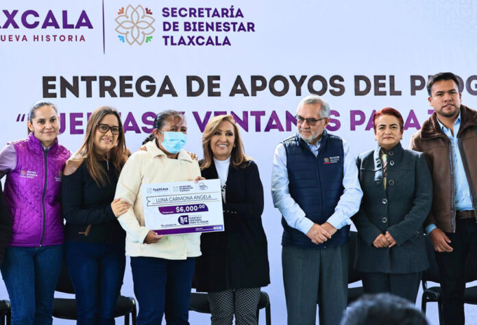 Entregó Gobernadora Lorena Cuéllar Apoyos del Programa “Puertas y Ventanas para tu Hogar” - AlternativaTlx Entregó Gobernadora Lorena Cuéllar Apoyos del Programa “Puertas y Ventanas para tu Hogar” - AlternativaTlx