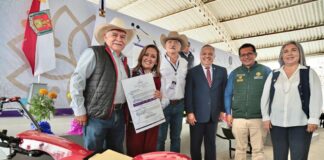 Entregó Gobernadora Lorena Cuéllar Maquinaria Agrícola y Reconocimientos a Productores Tlaxcaltecas - AlternativaTlx