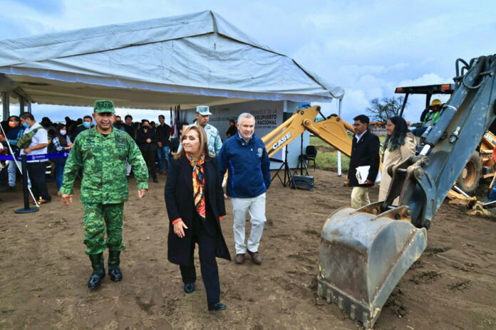 Gobernadora Lorena Cuéllar da Banderazo de Inicio a la Construcción de Cuartel de GN - AlternativaTlx