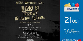 JAY B: El World Tour Tape Press Pause Llegará a CDMX y Monterrey - AlternativaTlx
