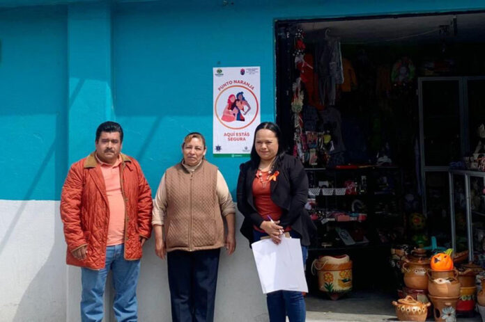 Se Suman Establecimientos del Barrio de San Sebastián como “Puntos Naranjas” a Favor de las Mujeres - AlternativaTlx