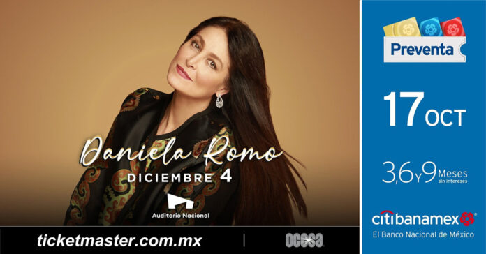 ¡DANIELA ROMO Confirma un Segundo Concierto de su Gira Abraza La Vida 2022 en el Auditorio Nacional! - AlternativaTlx