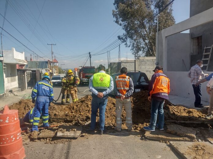 Activa CEPC Protocolos de Seguridad por Fuga de Gas en la Colonia La Joya - AlternativaTlx