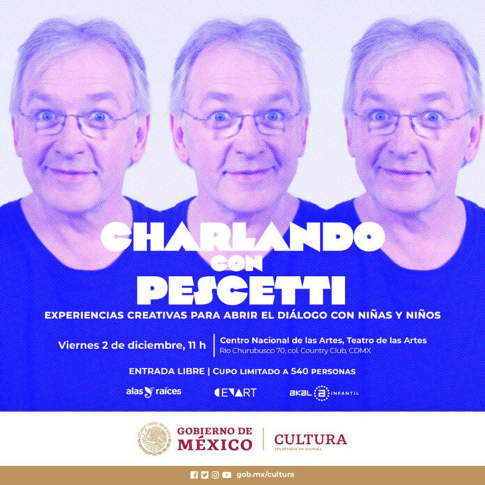 Alas y Raíces Invita a la Conferencia “Charlando con Pescetti: Experiencias Creativas para Abrir el Diálogo con Niñas y Niños” - AlternativaTlx