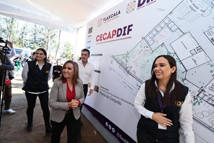 Colocan Gobernadora y SEDIF Primera Piedra del Centro de Capacitación para Personas con Discapacidad - AlternativaTlx Colocan Gobernadora y SEDIF Primera Piedra del Centro de Capacitación para Personas con Discapacidad - AlternativaTlx