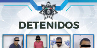 Detienen a Cuatro Masculinos por Alterar el Orden y Agredir a Policías Municipales - AlternativaTlx