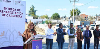 Entregó Gobernadora Lorena Cuéllar Obras de Rehabilitación Carretera en Huamantla y Xaltocan - AlternativaTlx