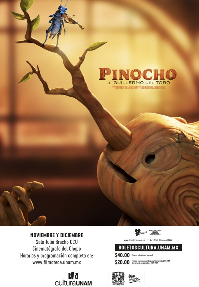 La UNAM se Une el Circuito de Exhibición de “Pinocho” de Guillermo del Toro - AlternativaTlx