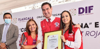 Presidió Gobernadora Lorena Cuéllar Cierre de Colecta de la Cruz Roja Mexicana en Tlaxcala - AlternativaTlx