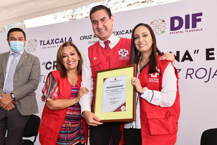 Presidió Gobernadora Lorena Cuéllar Cierre de Colecta de la Cruz Roja Mexicana en Tlaxcala - AlternativaTlx