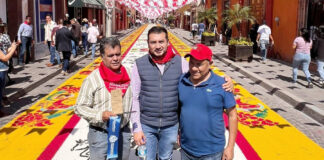 Sorprende Tapete Monumental de Aserrín de Huamantla en la Marquesada 2022 - AlternativaTlx