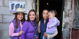 Supervisó Gobernadora Lorena Cuéllar “Programa Puertas y Ventanas para tu Hogar” en Tlaxco - AlternativaTlx